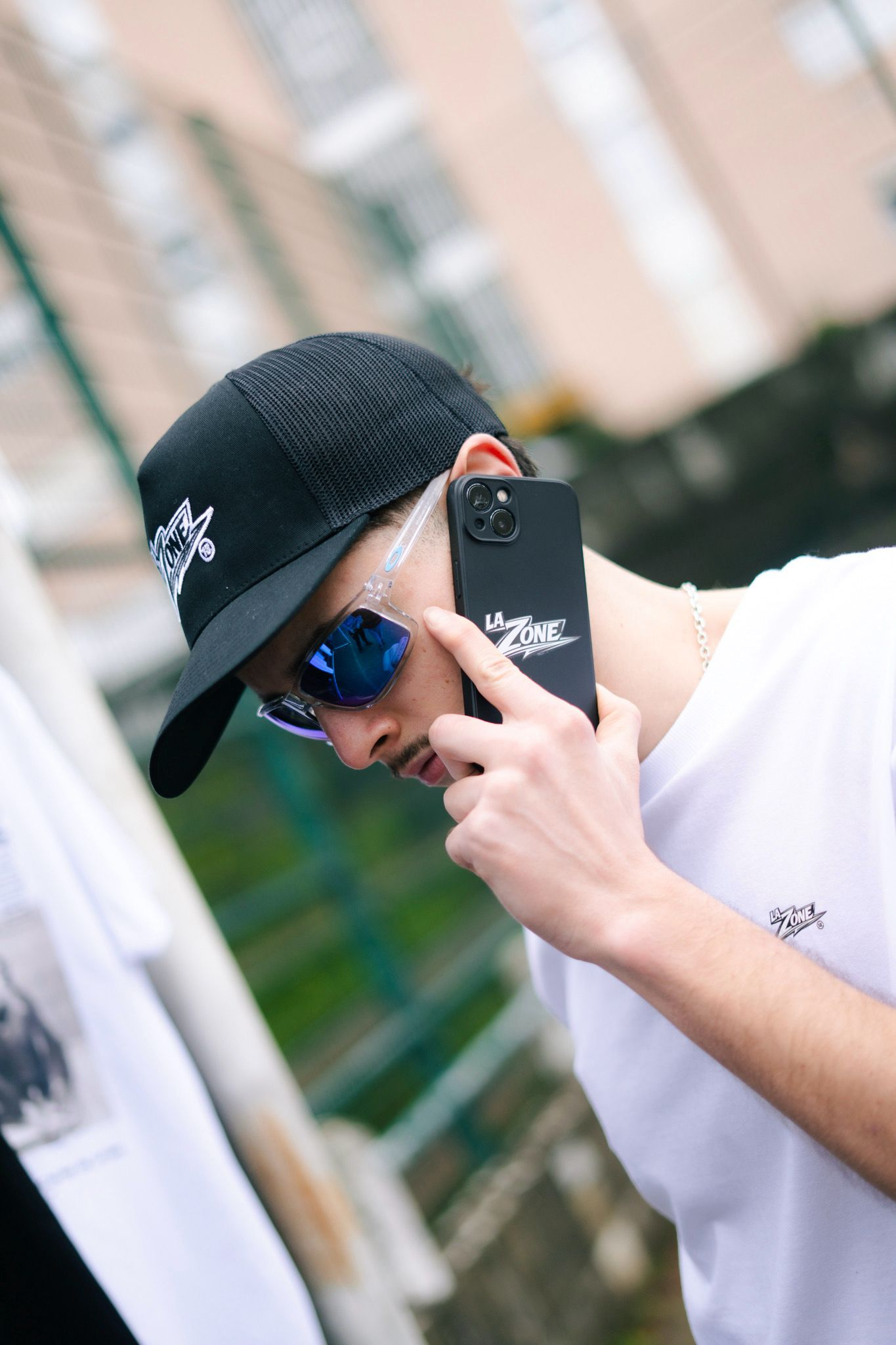 LA ZONE patterned hat